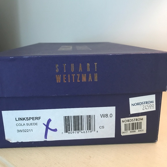 STUART WEITZMAN COLA SUEDE HEELS - Picture 10 of 10